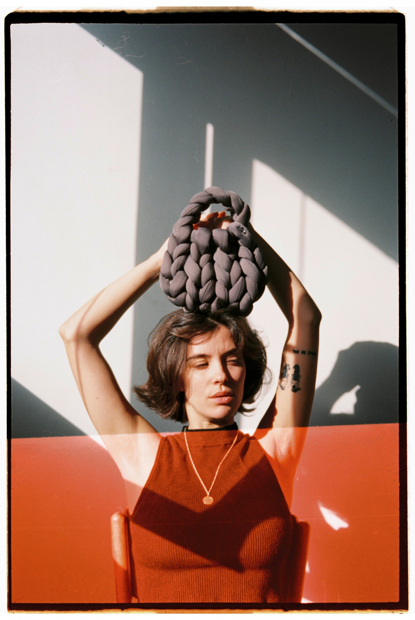 Original Small Gris rayitas